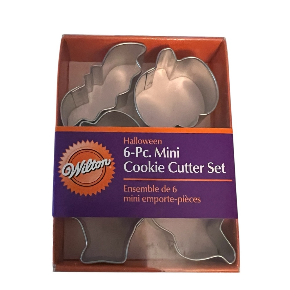 Wilton Halloween Mini Cookie Cutter Set - Silver